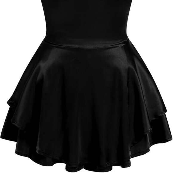 Women Sexy Spaghetti Strap Satin Dress - Picture 5 of 6